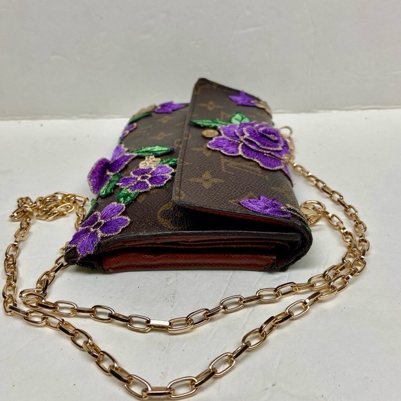 Louis Vuitton Brown Mono Long Wallet Crossbody (TH0011) - Picture 7 of 15